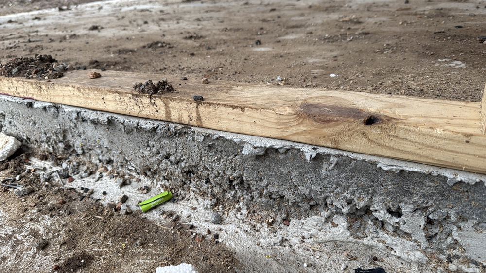 Voids in the slab edge concrete that need assessing for depth and repair, Mambourin