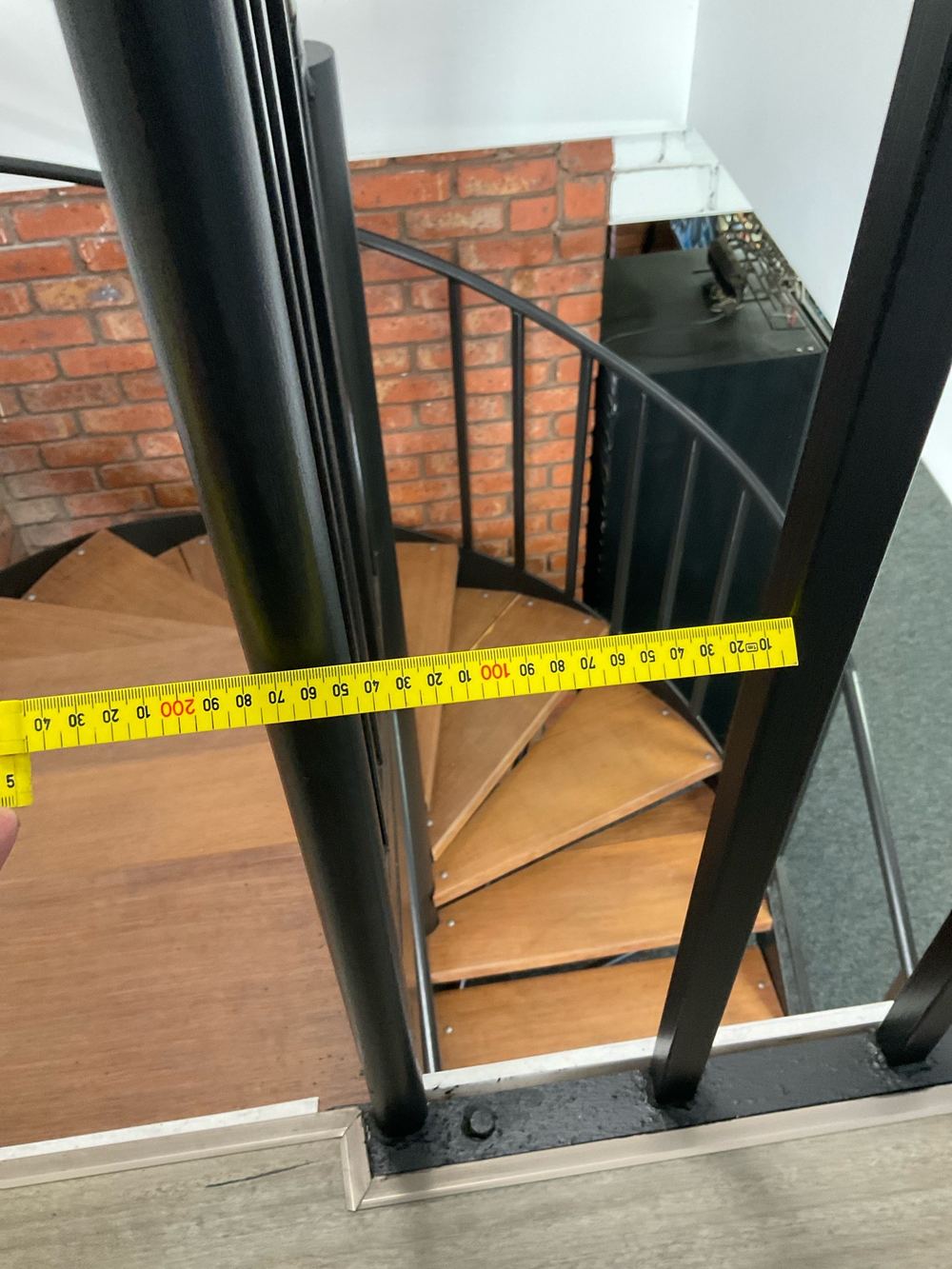 Stair balustrade gaps over 125mm, a fall risk for small children, Newport, Mambourin